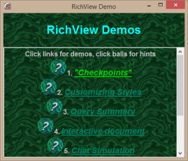 TRichView MultiDemo